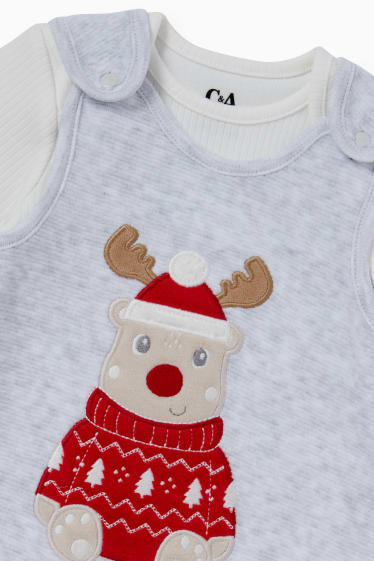 Nadó nen - Rudolf - pijama d’una peça - 2 peces - gris clar