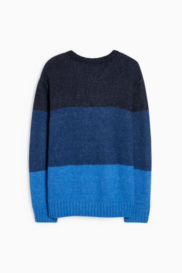 Hommes - Pull - bleu foncé