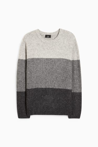 Hommes - Pull - gris