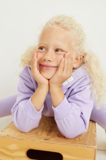 Kinderen: meisjes - Hoodie - lila