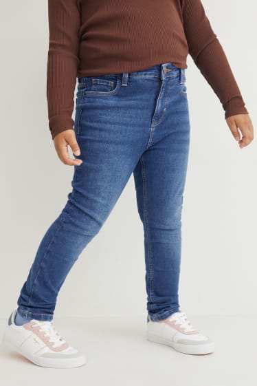 Dětské - Rozšířené velikosti - multipack 2 ks - skinny jeans - LYCRA® - džíny - modré