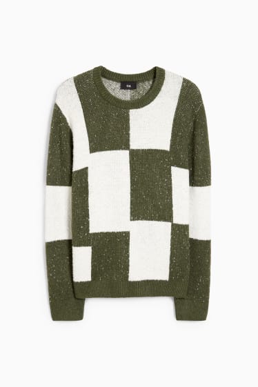 Uomo - Maglione - verde scuro