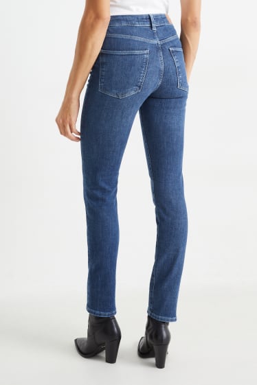 Dámské - Slim jeans - termo džíny - LYCRA® - džíny - modré