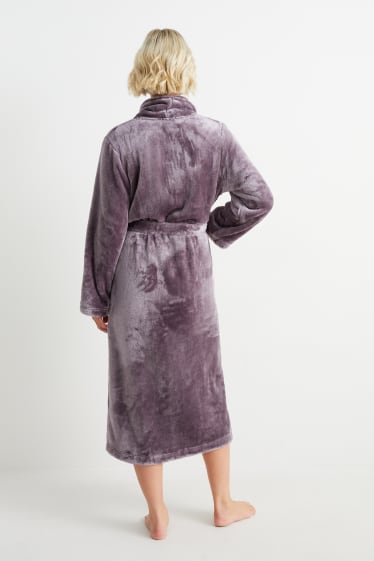 Women - Bathrobe - light violet