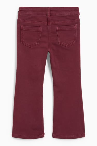 Bambini - Pantaloni termici - rosso scuro