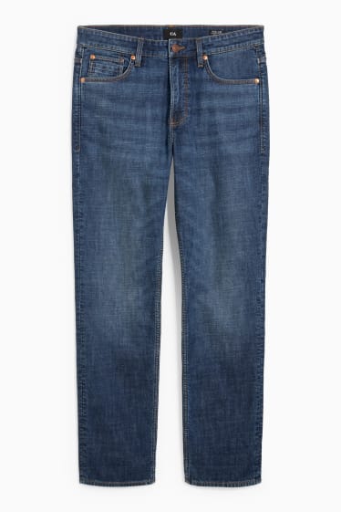 Uomo - Straight jeans - jeans termici - COOLMAX® - jeans blu scuro
