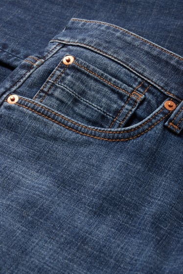 Home - Straight jeans - texans tèrmics - COOLMAX® - texà blau fosc