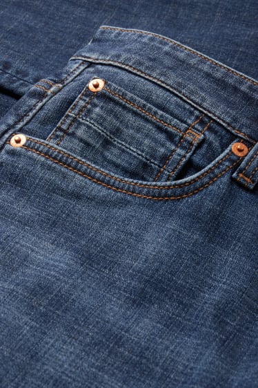 Hommes - Straight jean - jean chaud - COOLMAX® - jean bleu foncé