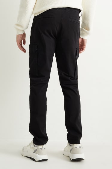 Herren - Cargohose - Regular Fit  - schwarz