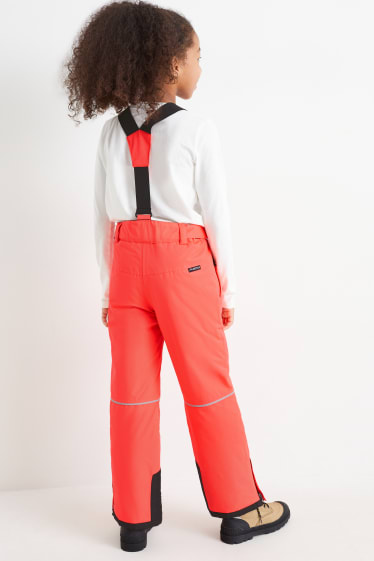 Bambine - Pantaloni da sci - rosso