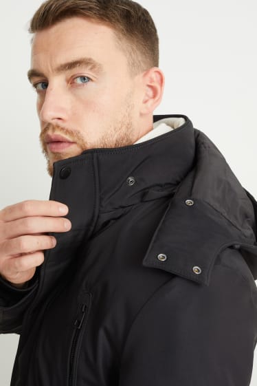 Herren - Jacke mit Kapuze - schwarz