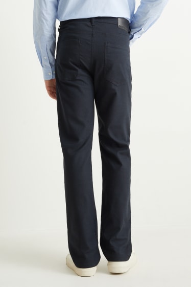 Hommes - Pantalon - regular fit - Flex - bleu foncé