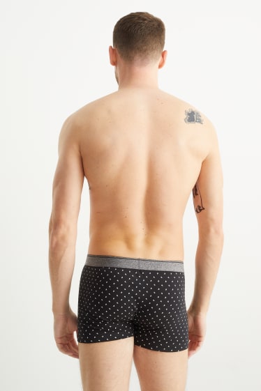Uomo - Confezione da 3 - boxer aderenti natalizi - nero
