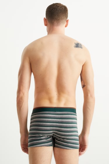 Heren - Set van 3 - trunks - donkergroen
