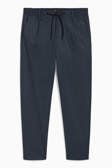 Uomo - Pantaloni - tapered fit - Flex - blu scuro