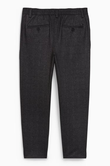 Hommes - Pantalon - tapered fit - Flex - noir