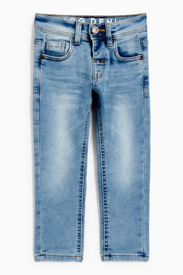 Dětské - Slim jeans - jog denim - džíny - světle modré