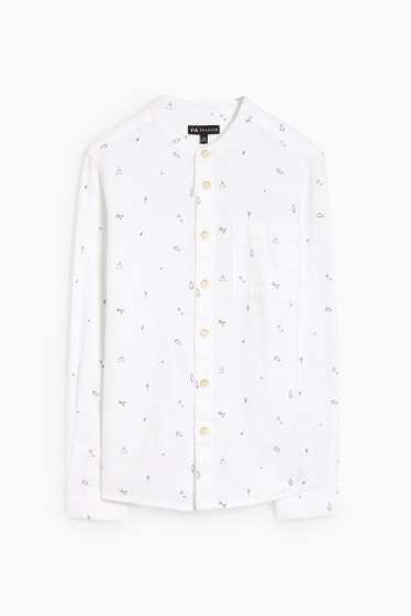 Children - Shirt - patterned - cremewhite