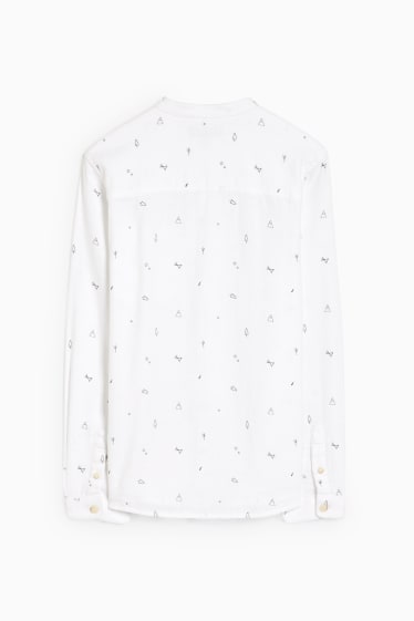 Children - Shirt - patterned - cremewhite