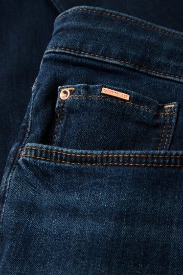 Women - Bootcut jeans - mid-rise waist - LYCRA® - blue denim