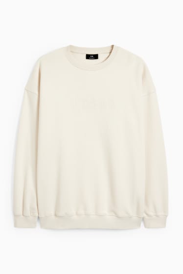Herren - Sweatshirt - cremeweiss