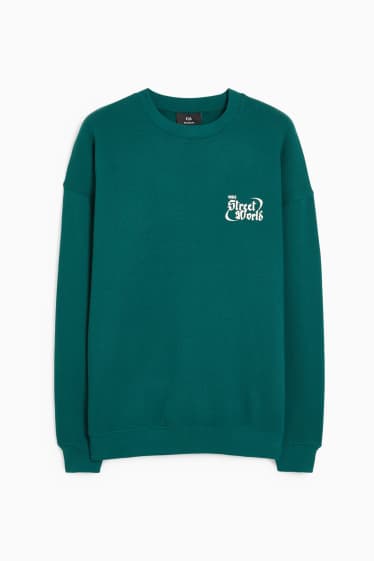 Hommes - Sweat - vert foncé