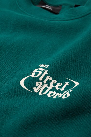 Herren - Sweatshirt - dunkelgrün