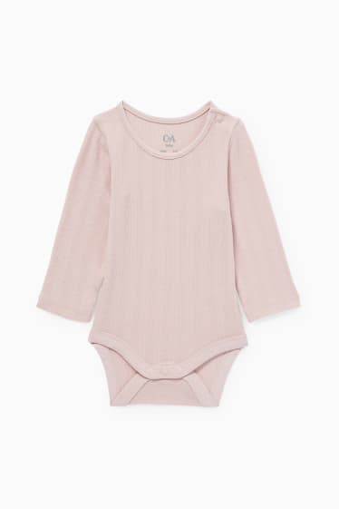 Babys - Baby-Outfit - 2 teilig - dunkelrosa