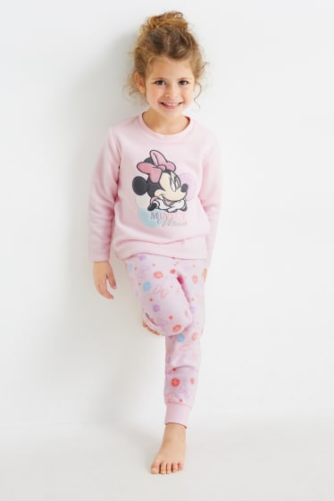 Enfants - Minnie Mouse - pyjama - 2 pièces - rose