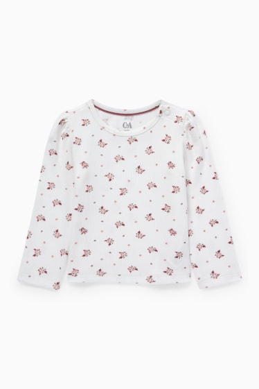 Babys - Babyoutfit - 3-delig - donker rose