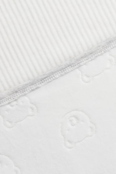 Babies - Polar bear - baby blanket - white