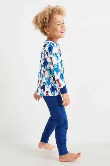 Enfants garçons - Pyjama - 2 pièces - bleu
