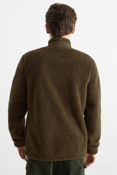 Hommes - Veste en peluche - THERMOLITE® - kaki