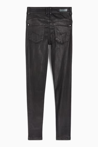 Dames - Skinny jeans - mid waist - LYCRA® - zwart