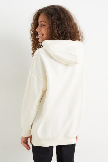 Kinder Mädchen - Hoodie - cremeweiß