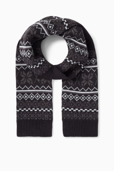 Men - Scarf  - black