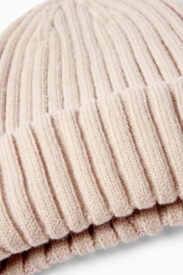 Mujer - Gorro - beige claro