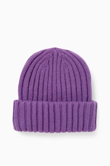 Damen - Mütze - violett
