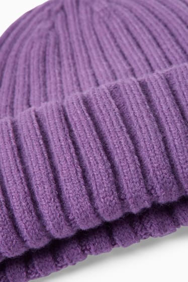 Damen - Mütze - violett