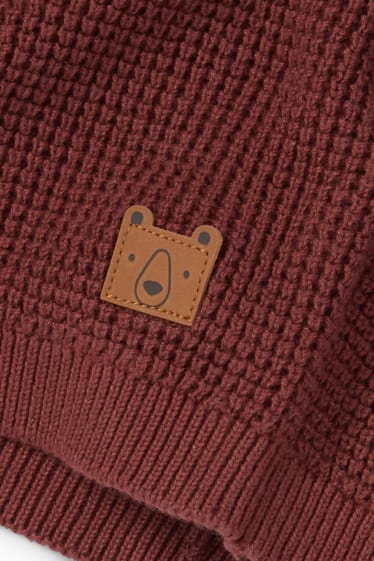 Baby Buben - Multipack 2er - Waldtiere - Baby-Pullover - hellbeige