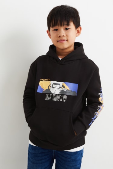 Niños - Naruto - sudadera con capucha - negro