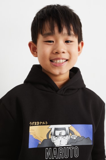Enfants garçons - Naruto - sweat à capuche - noir