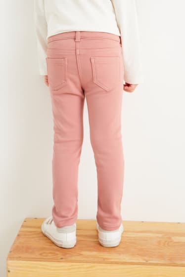 Bambine - Pantaloni termici - rosa