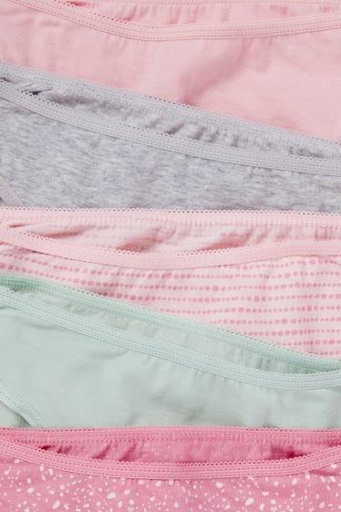 Kinder Mädchen - Multipack 5er - Slip - rosa