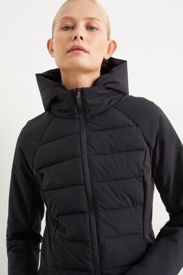 Femmes - Veste de sport à capuche - THERMOLITE® - noir