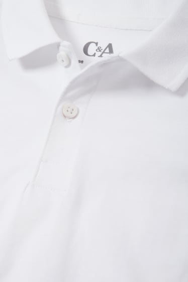 Kinderen: jongens - Poloshirt - wit