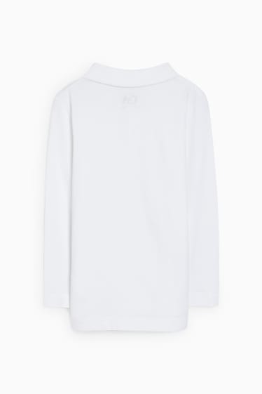 Kinderen: jongens - Poloshirt - wit