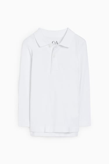 Kinderen: jongens - Poloshirt - wit