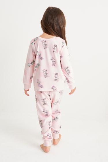 Bambine - Minnie - pigiama invernale - 2 pezzi - rosa