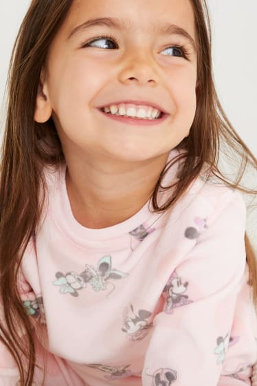 Bambine - Minnie - pigiama invernale - 2 pezzi - rosa